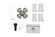 Accessory LED Fan Fitter in Brushed Nickel (12|350210NI)