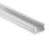 Ils Te Series Tape Extrusion Channel in Silver (12|1TEC1STSF8SIL)