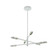 Concorde LED Chandelier in Satin Brass and Matte White (33|517971SBW)