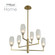 June LED Chandelier in Winter Brass (33|511570WB)