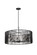 Morre Eight Light Pendant in Black Iron (33|507552BI)