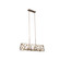 Esmeralda Six Light Island Pendant in Pearlized Antique Brass (33|504760PAB)