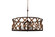 Soho Six Light Pendant in Milk Chocolate (33|501853MC)