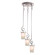 Tribecca Three Light Foyer Pendant in Pearl Silver (33|4302PSFROST)