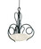 Tribecca Three Light Pendant in Tortoise Shell (33|4287TOFROST)