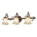 Vine Three Light Bath in Bark (33|3523BA1255)
