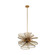 Aurora Eight Light Pendant in Nordic Brass (33|315952NRB)