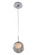 Meteor One Light Mini Pendant in Chrome (33|309510CHCLEAR)