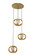 Calistoga LED Pendant in Gold Leaf (33|302351GL)