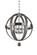 Sharlow Six Light Pendant in Chrome (33|300483CH)