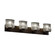 Wire Glass LED Bath Bar in Dark Bronze (102|WGL892430SWCBDBRZLED42800)
