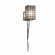 Wire Glass LED Wall Sconce in Brushed Nickel (102|WGL879115GRCBNCKLLED1700)