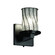 Wire Glass One Light Wall Sconce in Matte Black (102|WGL877110SWCBMBLK)