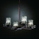 Wire Glass LED Chandelier in Matte Black (102|WGL810010SWCBMBLKLED42800)