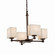 Porcelina Four Light Chandelier in Brushed Nickel (102|PNA842055WAVENCKL)