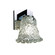 Veneto Luce One Light Wall Sconce in Matte Black (102|GLA892120LACEMBLK)