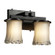 Veneto Luce Two Light Bath Bar in Matte Black (102|GLA877216WTFRMBLK)
