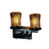 Veneto Luce Two Light Bath Bar in Dark Bronze (102|GLA877216AMBRDBRZ)