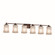 Veneto Luce Six Light Bath Bar in Dark Bronze (102|GLA842616WTFRDBRZ)