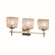 Veneto Luce LED Bath Bar in Matte Black (102|GLA841330LACEMBLKLED32100)