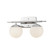 Fusion Two Light Bath Bar in Polished Chrome (102|FSN8962OPALCROM)
