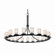 Fusion 21 Light Chandelier in Matte Black (102|FSN871610SEEDMBLK)