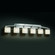 Fusion Six Light Bath Bar in Brushed Nickel (102|FSN859630OPALNCKL)