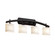 Fusion Four Light Bath Bar in Dark Bronze (102|FSN859430OPALDBRZ)