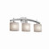 Fusion Three Light Bath Bar in Dark Bronze (102|FSN859330WEVEDBRZ)