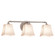 Fusion Three Light Bath Bar in Brushed Nickel (102|FSN846340OPALNCKL)