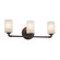 Fusion Three Light Bath Bar in Matte Black (102|FSN846310FRCRMBLK)