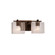 Fusion Two Light Bath Bar in Dark Bronze (102|FSN844255SEEDDBRZ)