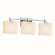 Fusion Three Light Bath Bar in Brushed Nickel (102|FSN842355OPALNCKL)