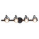 Fusion LED Bath Bar in Matte Black (102|FSN8064CLOPMBLK)