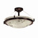 LumenAria LED Semi-Flush Mount in Matte Black (102|FAL968435MBLKLED66000)