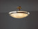 LumenAria LED Semi-Flush Mount in Matte Black (102|FAL968235MBLKLED55000)