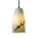 LumenAria One Light Pendant in Matte Black (102|FAL881628MBLK)