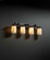 LumenAria Four Light Bath Bar in Dark Bronze (102|FAL877410DBRZ)