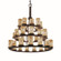 LumenAria LED Chandelier in Dark Bronze (102|FAL871210DBRZLED3625200)