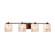 LumenAria Four Light Bath Bar in Dark Bronze (102|FAL844430DBRZ)