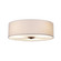 Textile LED Flush-Mount in Dark Bronze (102|FAB9595WHTEDBRZ)