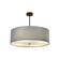 Textile Six Light Pendant in Dark Bronze (102|FAB9592GRAYDBRZ)