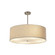 Textile Six Light Pendant in Brushed Nickel (102|FAB9592CREMNCKL)