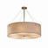 Textile LED Pendant in Dark Bronze (102|FAB9537CREMDBRZF6LED85600)