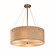 Textile LED Pendant in Dark Bronze (102|FAB9534CREMDBRZF3LED85600)