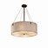 Textile LED Pendant in Matte Black (102|FAB9532WHTEMBLKF6LED64200)