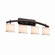 Textile LED Bath Bar in Matte Black (102|FAB859430WHTEMBLKLED42800)
