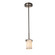 Textile One Light Pendant in Polished Chrome (102|FAB845510WHTECROM)