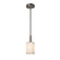 Textile LED Pendant in Brushed Nickel (102|FAB844515WHTENCKLLED1700)