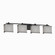 Textile LED Bath Bar in Polished Chrome (102|FAB844430GRAYCROMLED42800)